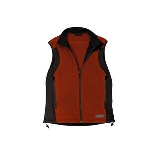 REI Co Op Polartec Fleece Vest Mens Medium Zip Burnt Orange Hiking Outdoors